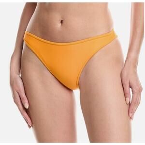 RAMY BROOK SIZE LARGE ISLA BIKINI SWIM BOTTOMS APRICOT ORANGE NEW